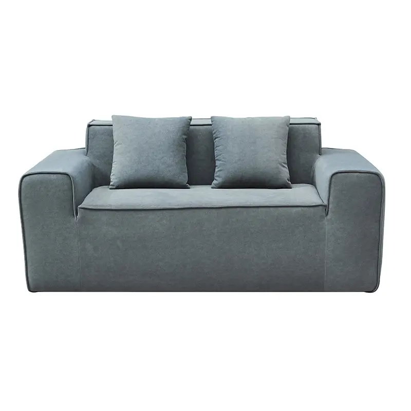 Simple two-seater compression spring sofa set