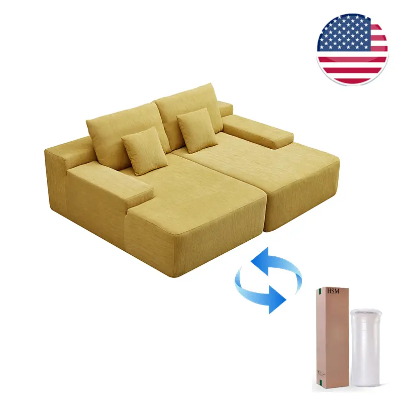 us-HSM-8201  compress spring sofa
